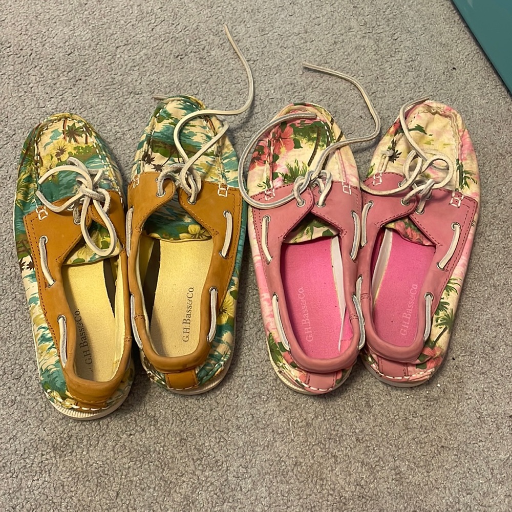 Hawaiian Sperry Shoes